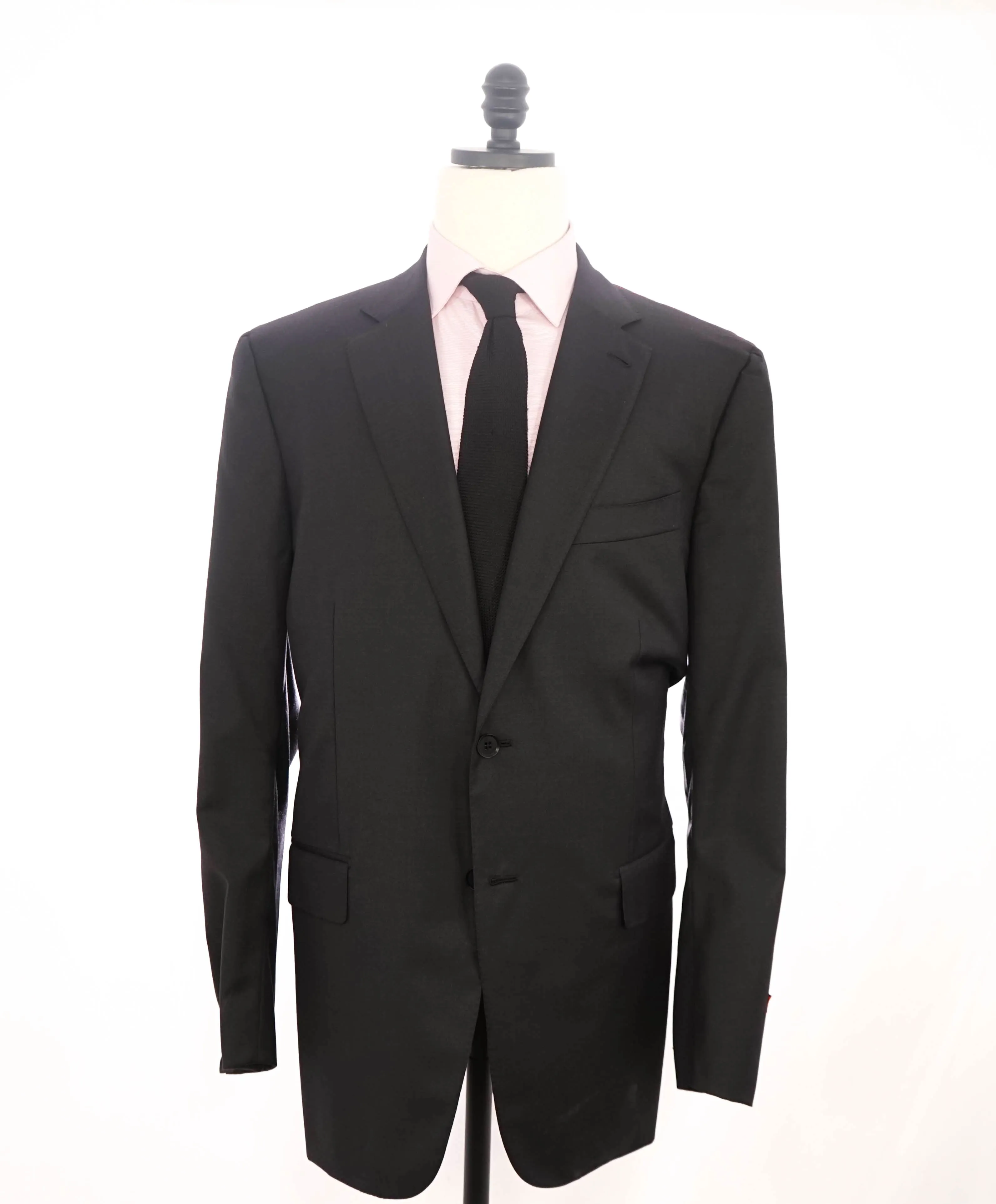 $2,995 ISAIA - *CLOSET STAPLE* Gray Textured 2-Button Notch Lapel Blazer - 48L