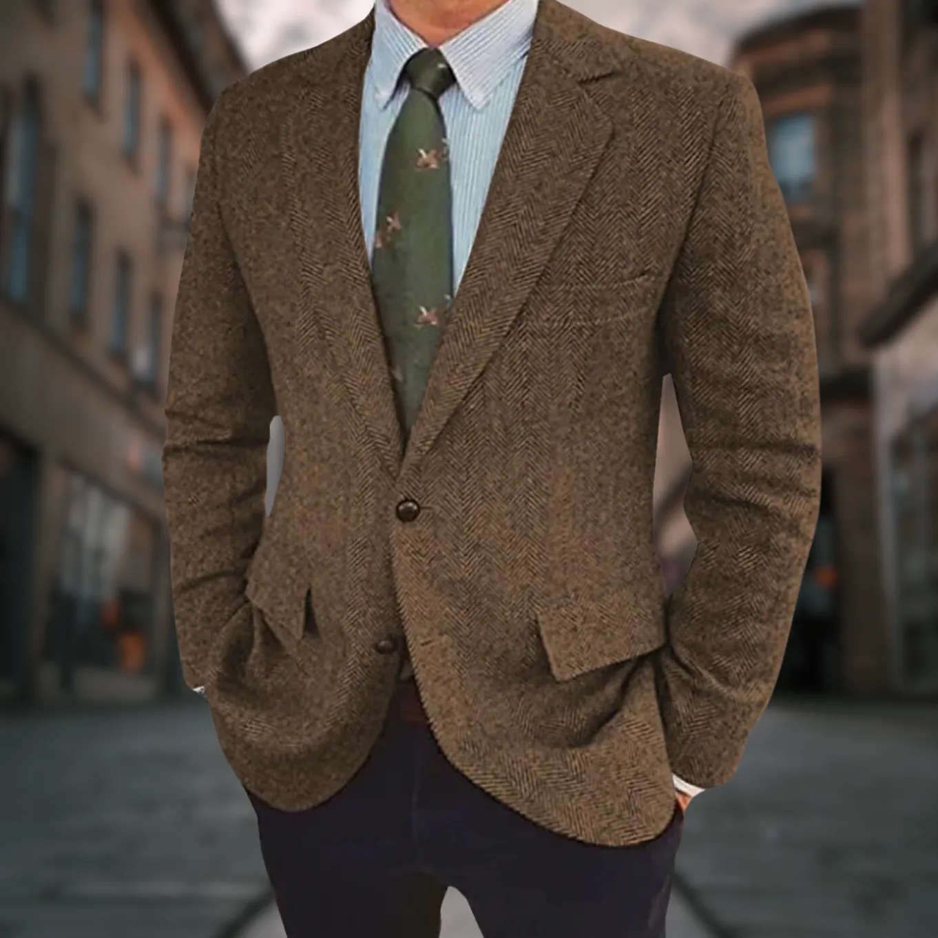 Alexander - Herringbone Blazer