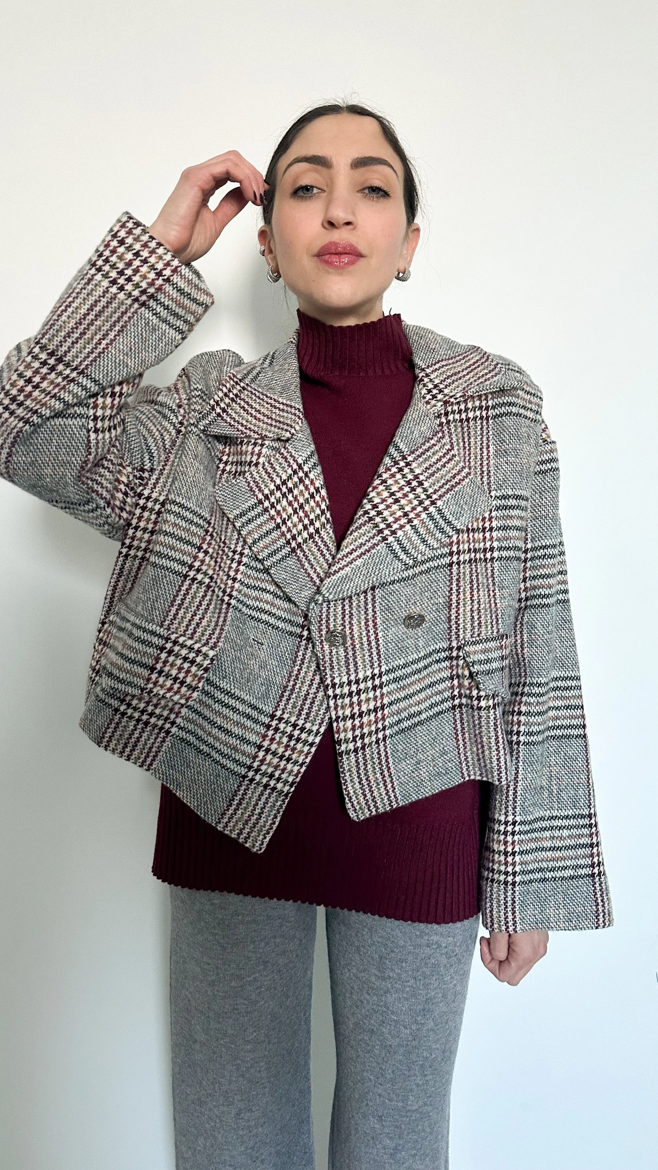 Blazer/Cappotto A Quadri