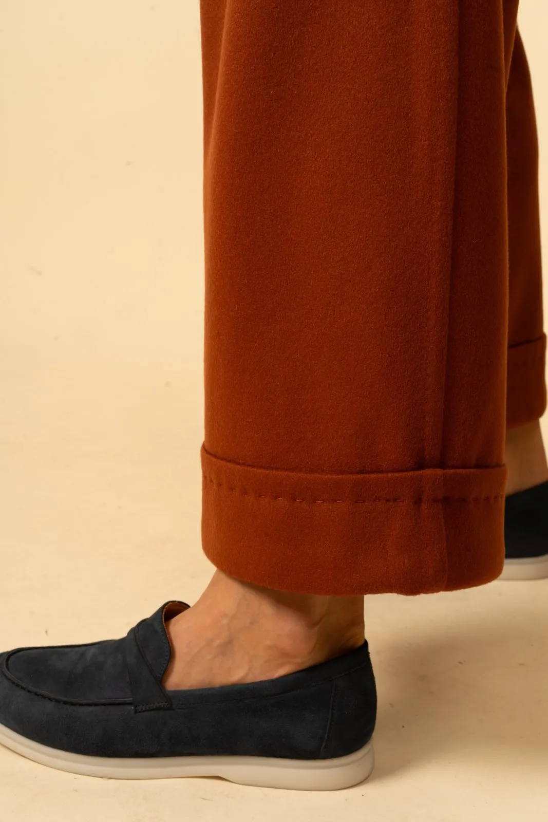 Brick Red Wool Jacket & Pant
