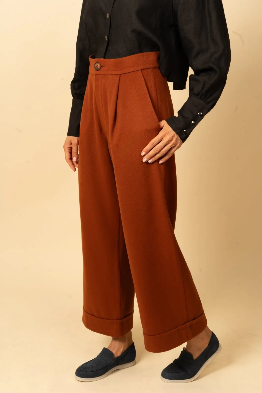 Brick Red Wool Jacket & Pant