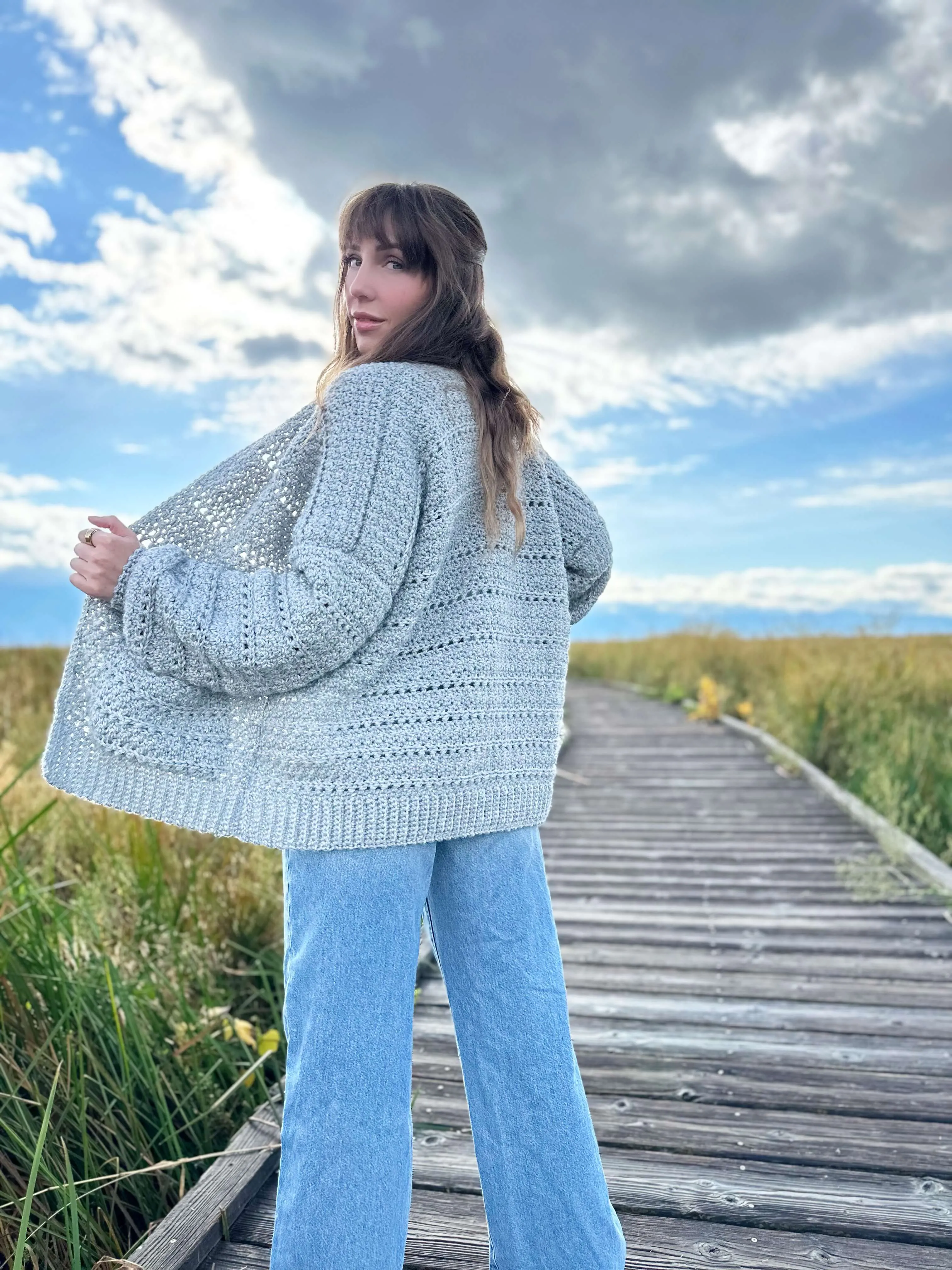 Crochet Kit - The Foggy Shores Cardigan