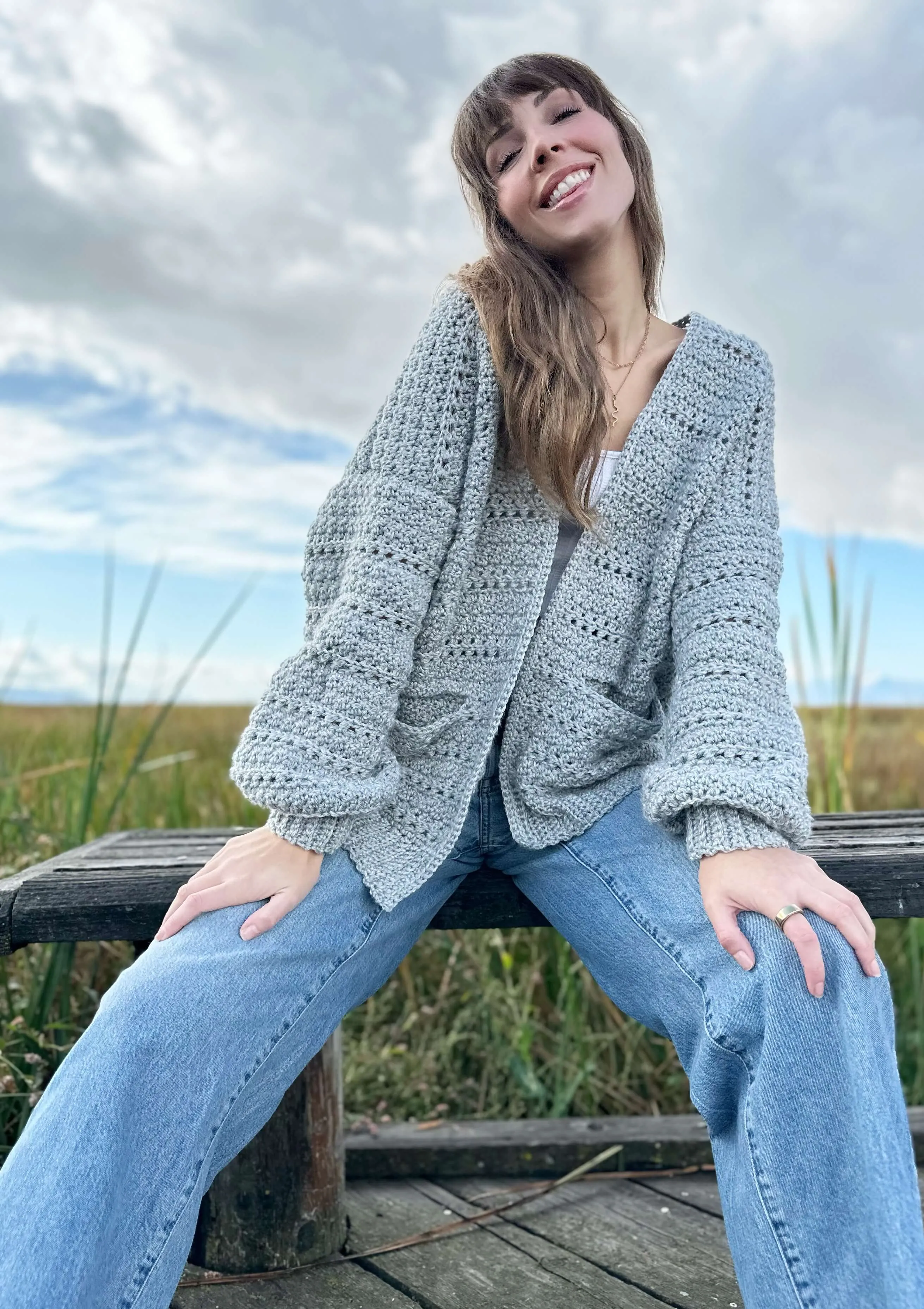 Crochet Kit - The Foggy Shores Cardigan