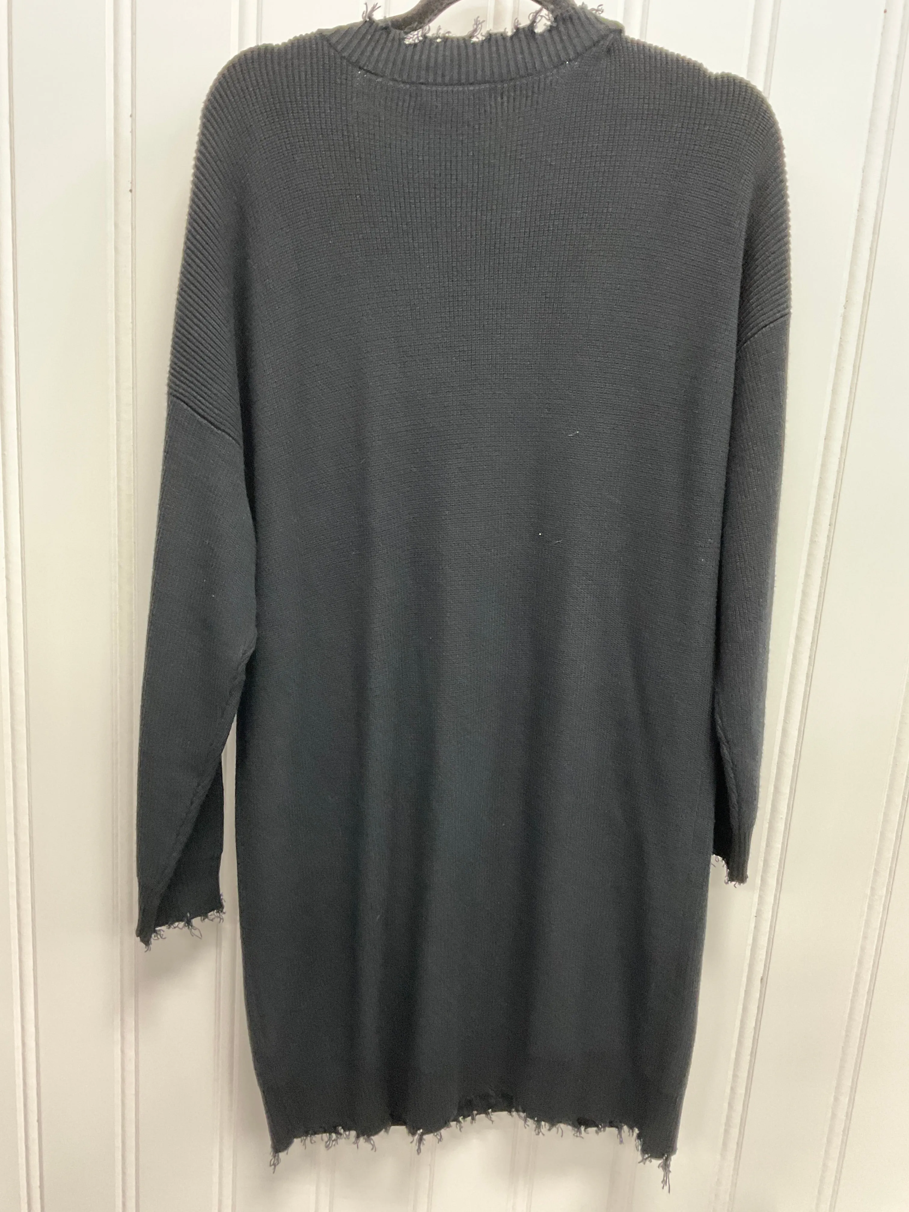 Dress Sweater By Forever 21 In Black, Size: L
