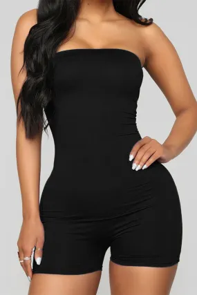 JQ3191 Strapless Bodycon Rompers