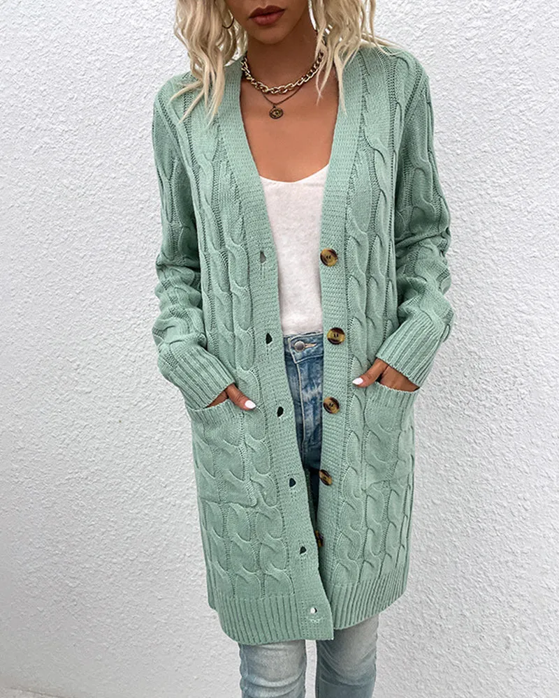 MEGAN™ |  LONG-SLEEVED KNITTED CARDIGAN FOR WOMEN