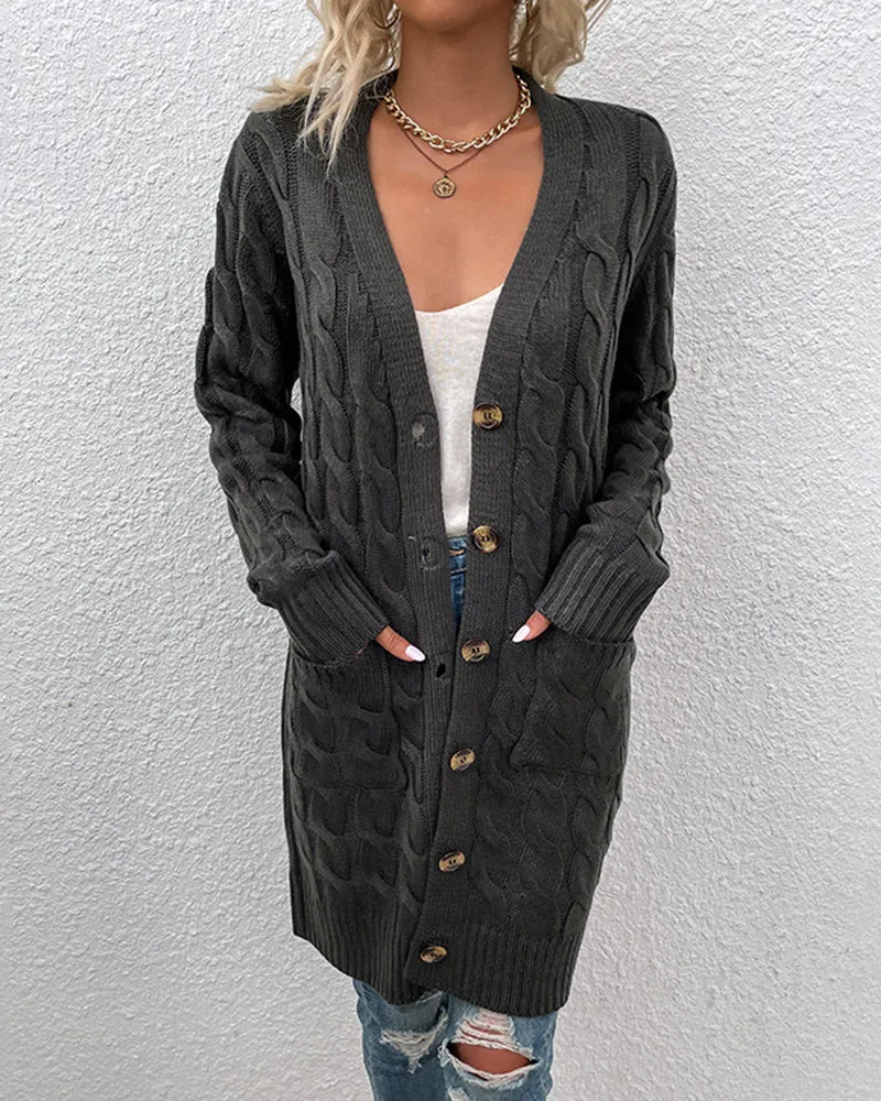 MEGAN™ |  LONG-SLEEVED KNITTED CARDIGAN FOR WOMEN