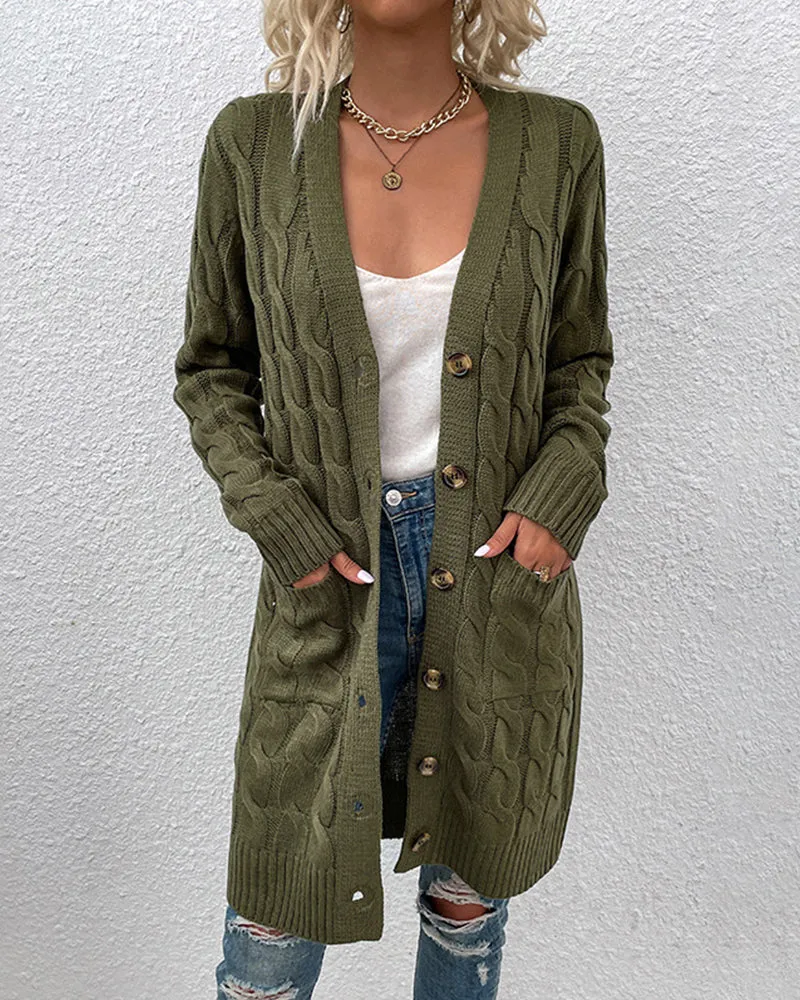 MEGAN™ |  LONG-SLEEVED KNITTED CARDIGAN FOR WOMEN