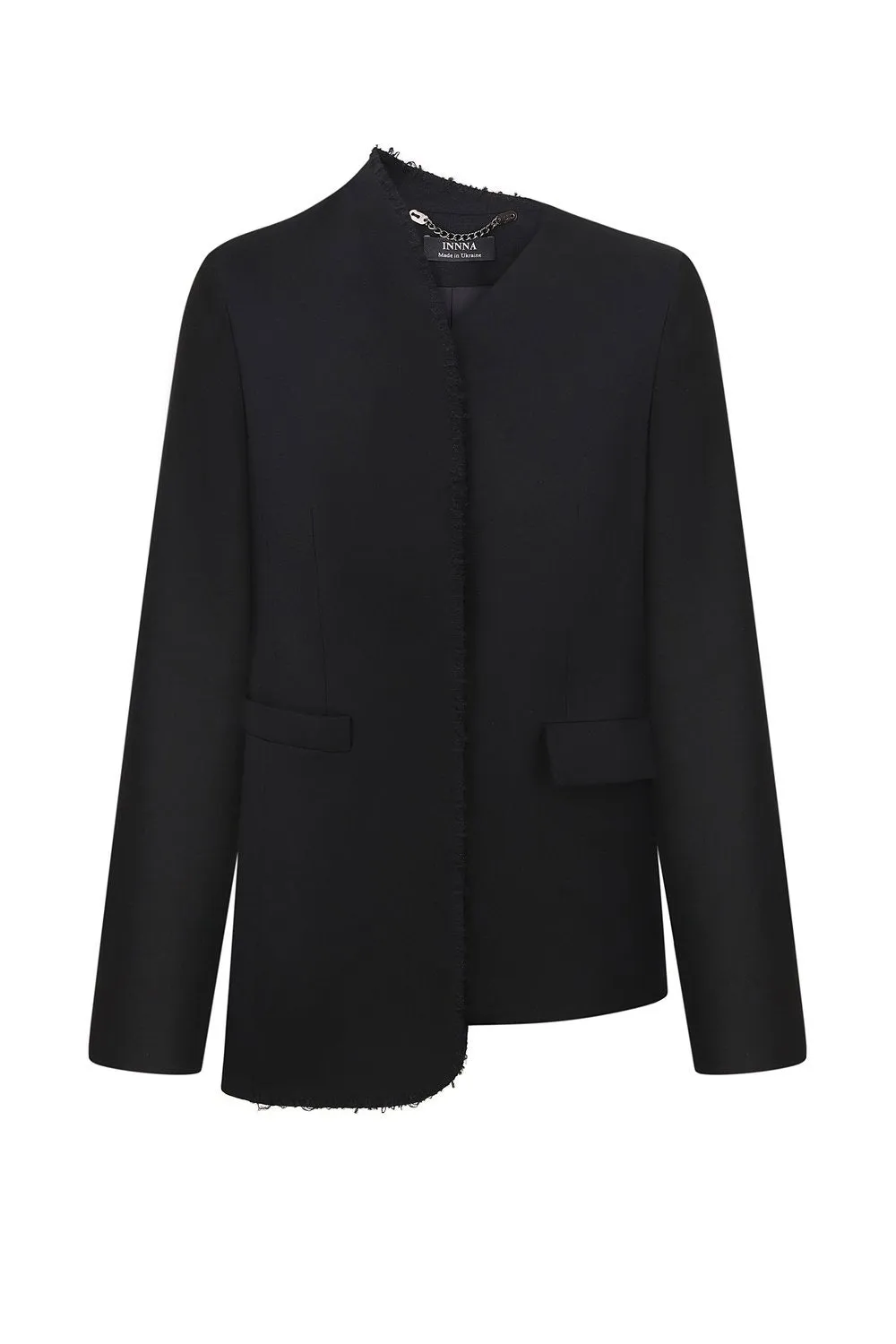 Mohair Edge Black Blazer by INNNA