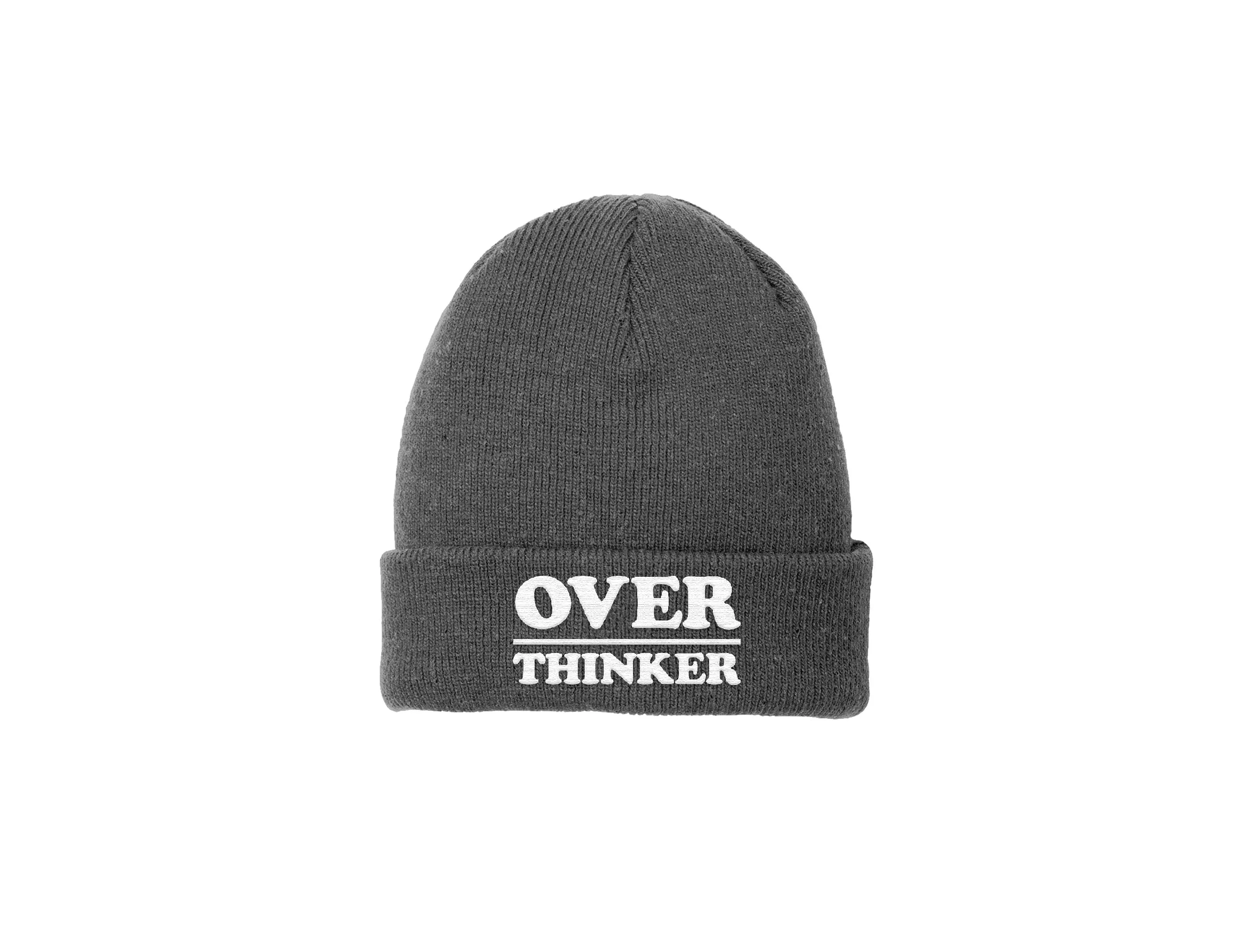Overthinker - Embroidered Winter Beanie