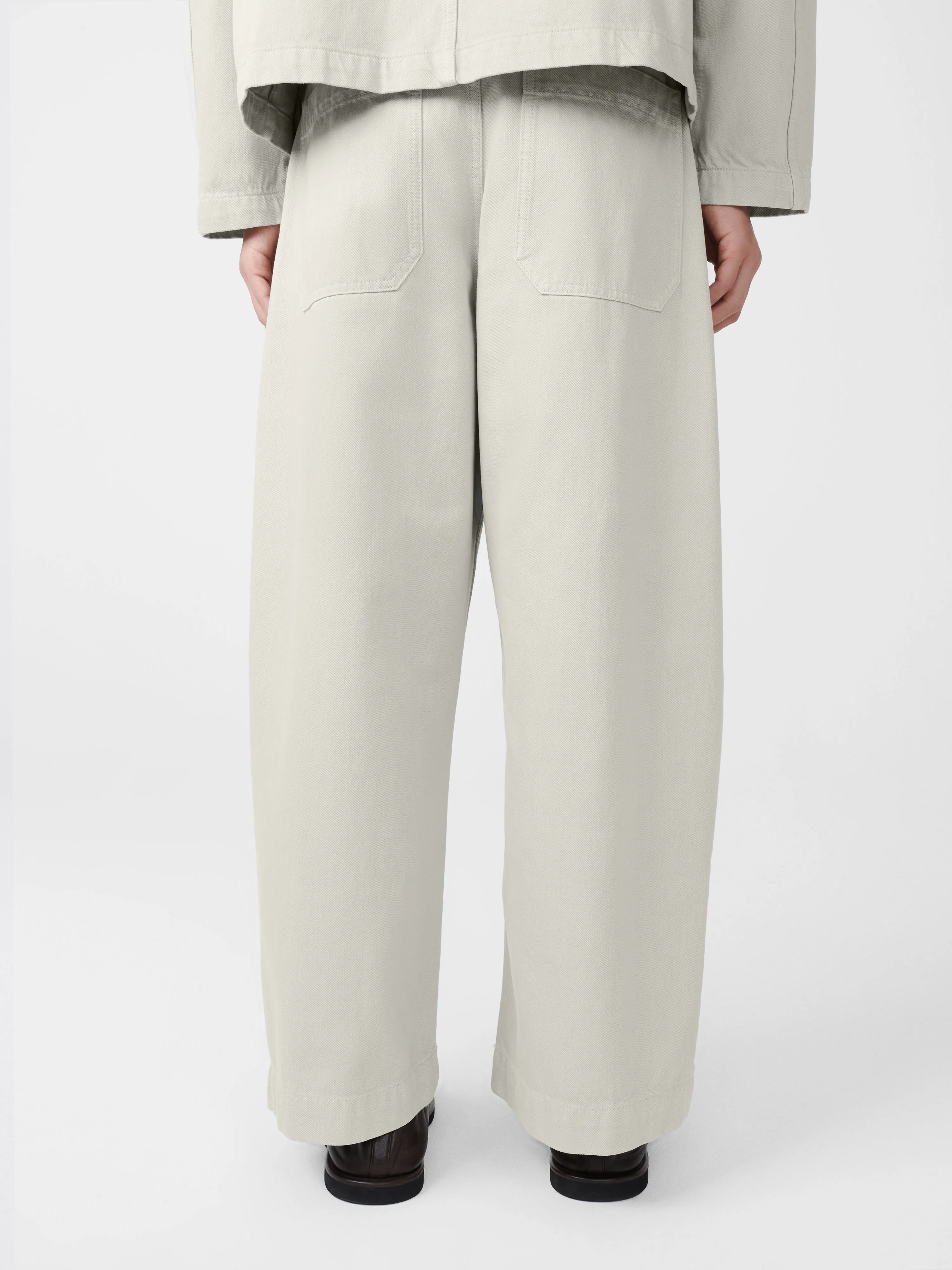 Puch Denim Pant in Bone Grey