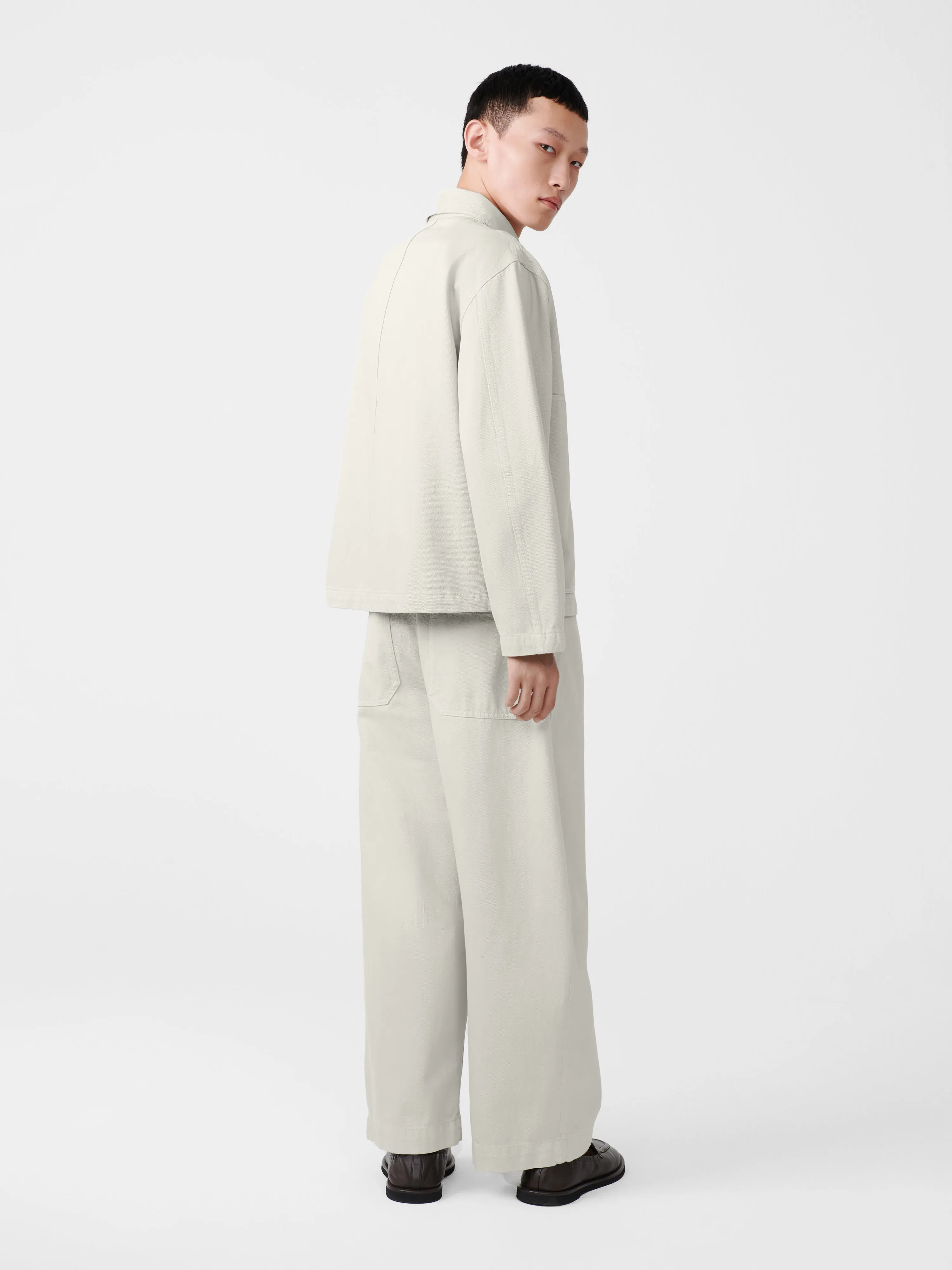 Puch Denim Pant in Bone Grey