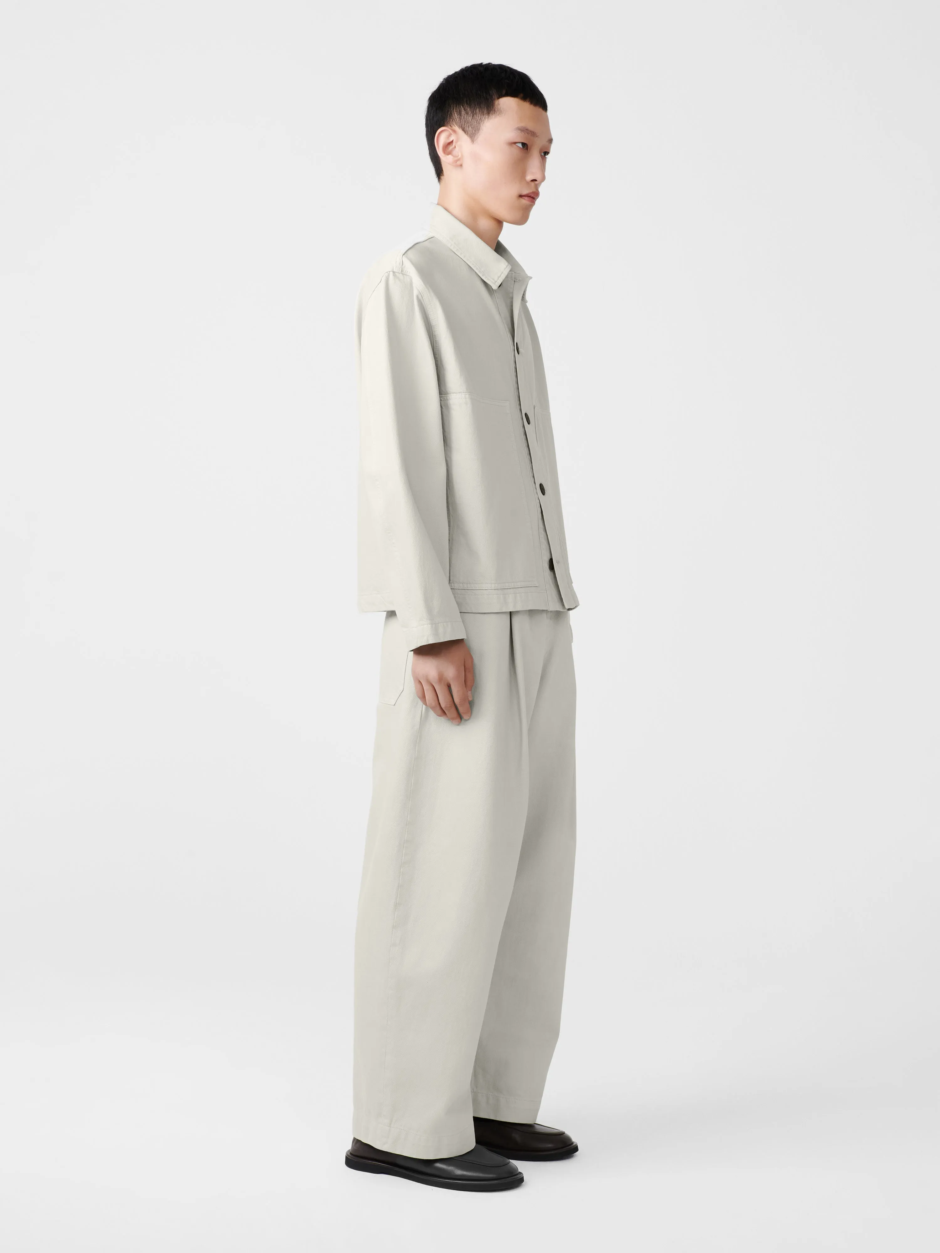 Puch Denim Pant in Bone Grey