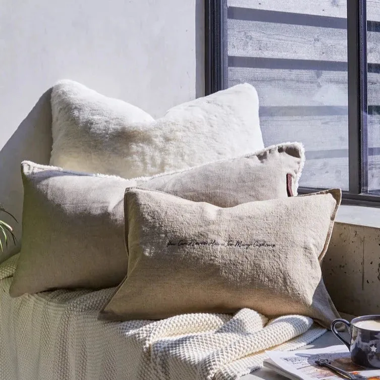 SHEARLING CUSHION | OBLONG