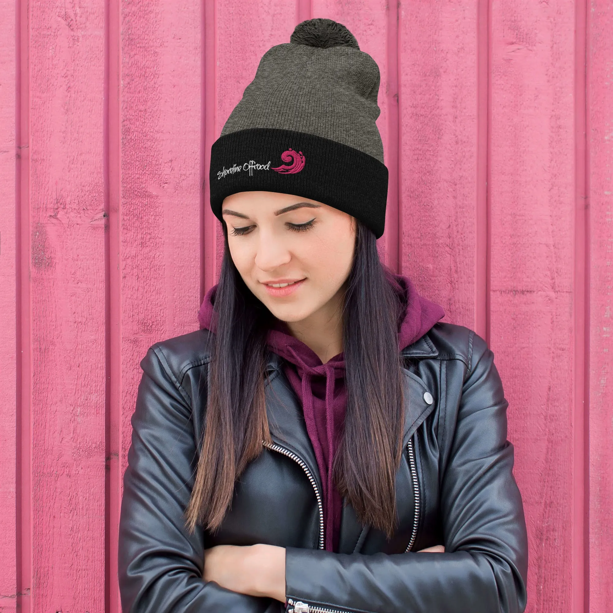 Shoreline Offroad Custom Off-road Apparel Pom-Pom Beanie