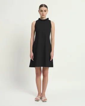 The Angelica Noir Cotton Dress