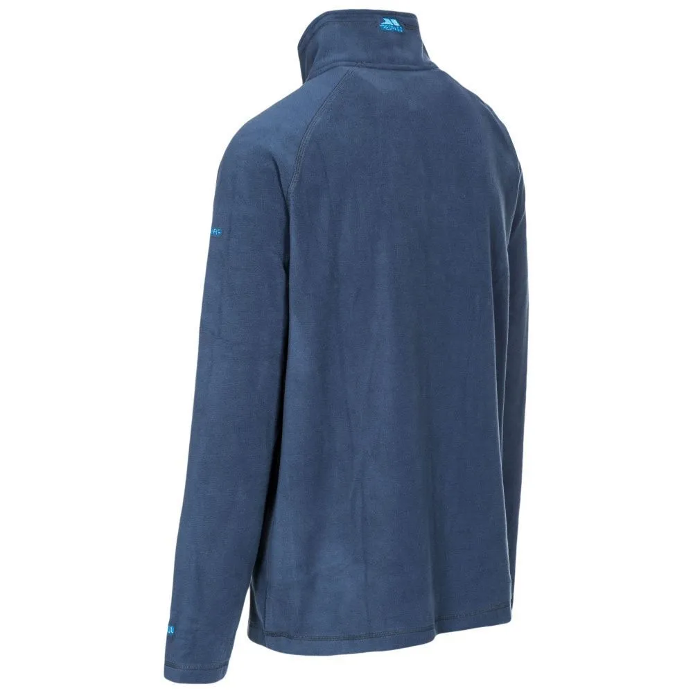 Trespass M Navy Blackford 1/2 Zip Mens Microfleece