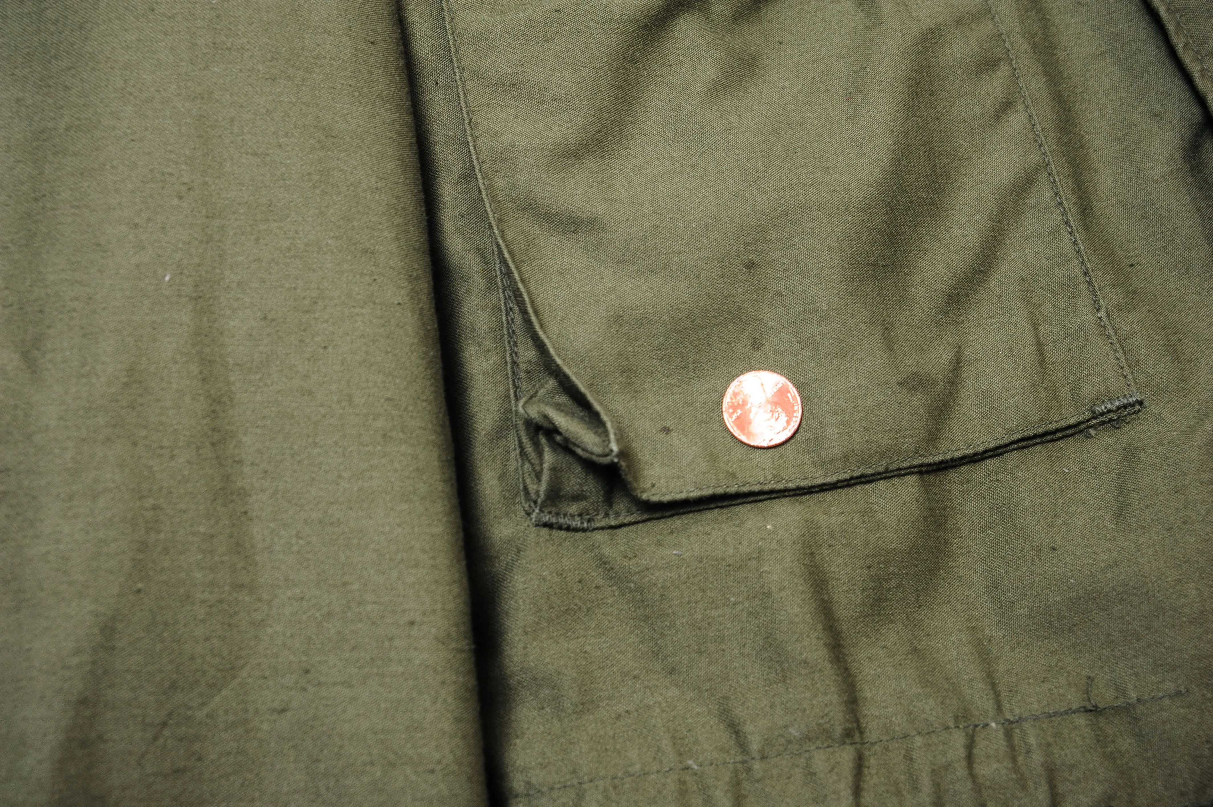 US ARMY M-1965 M65 FIELD JACKET WITH LINER 1981 SIZE XL REGULAR