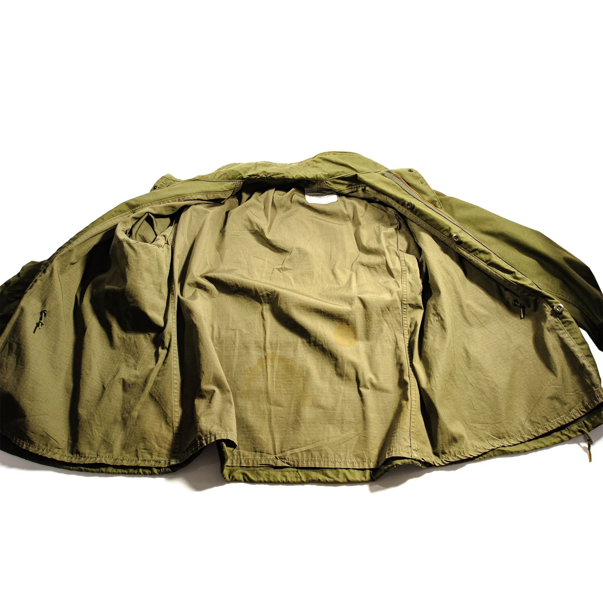 US ARMY M-1965 M65 FIELD JACKET WITH LINER 1981 SIZE XL REGULAR
