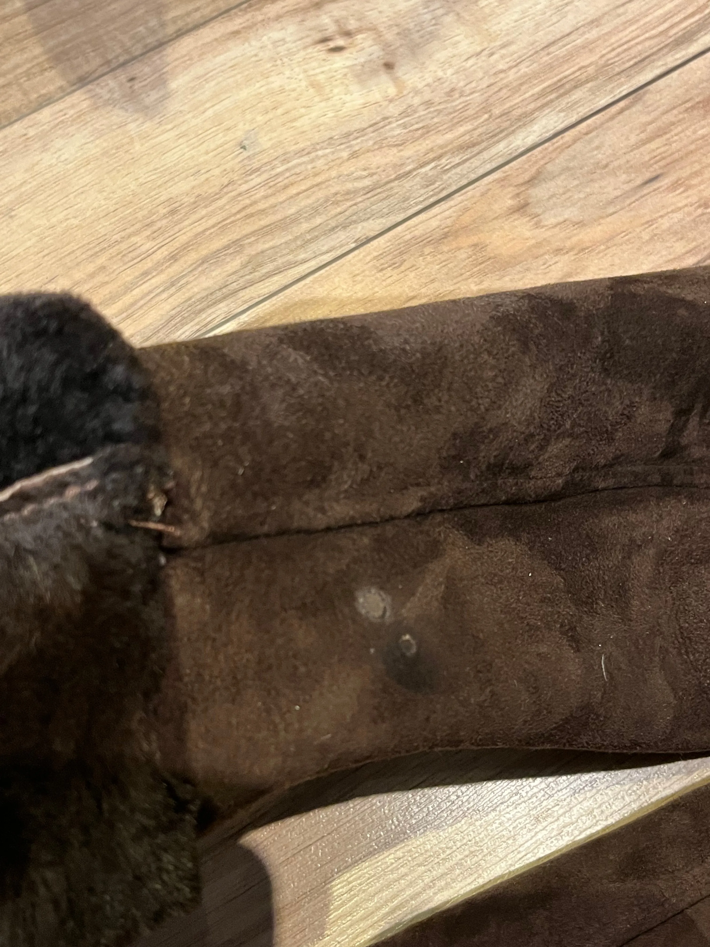 Vintage Cardon Brown Shearling Jacket, Made in Argentina, Size 38”