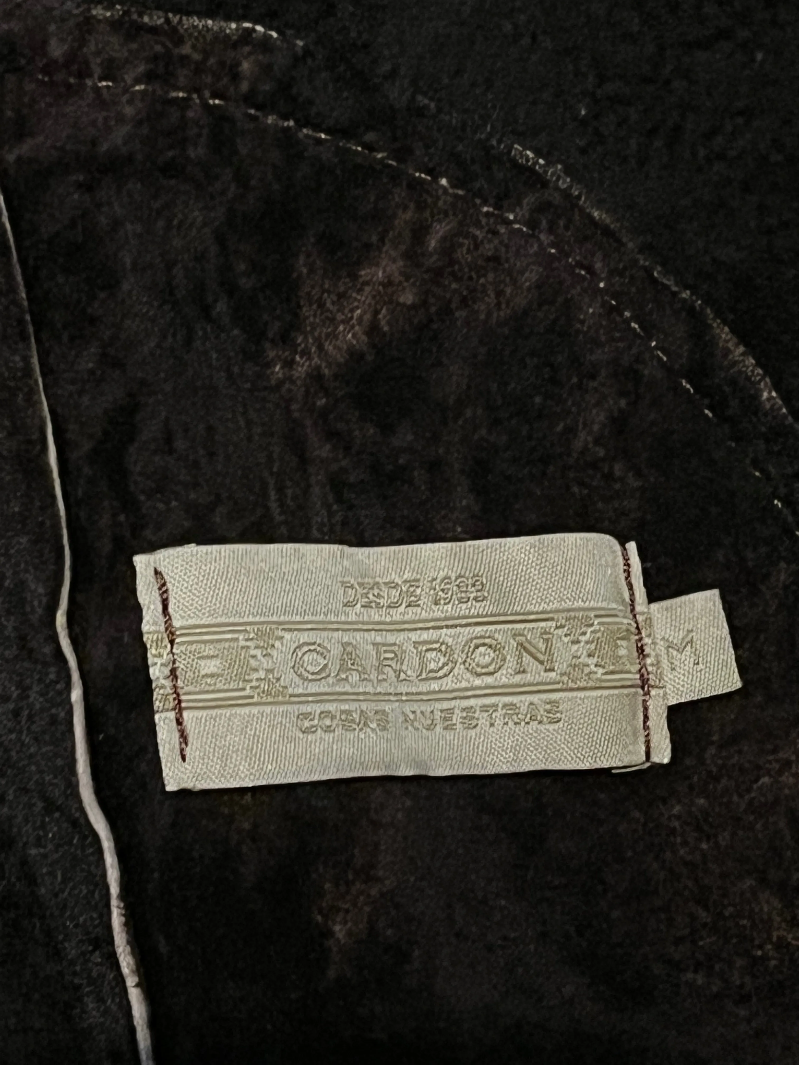 Vintage Cardon Brown Shearling Jacket, Made in Argentina, Size 38”
