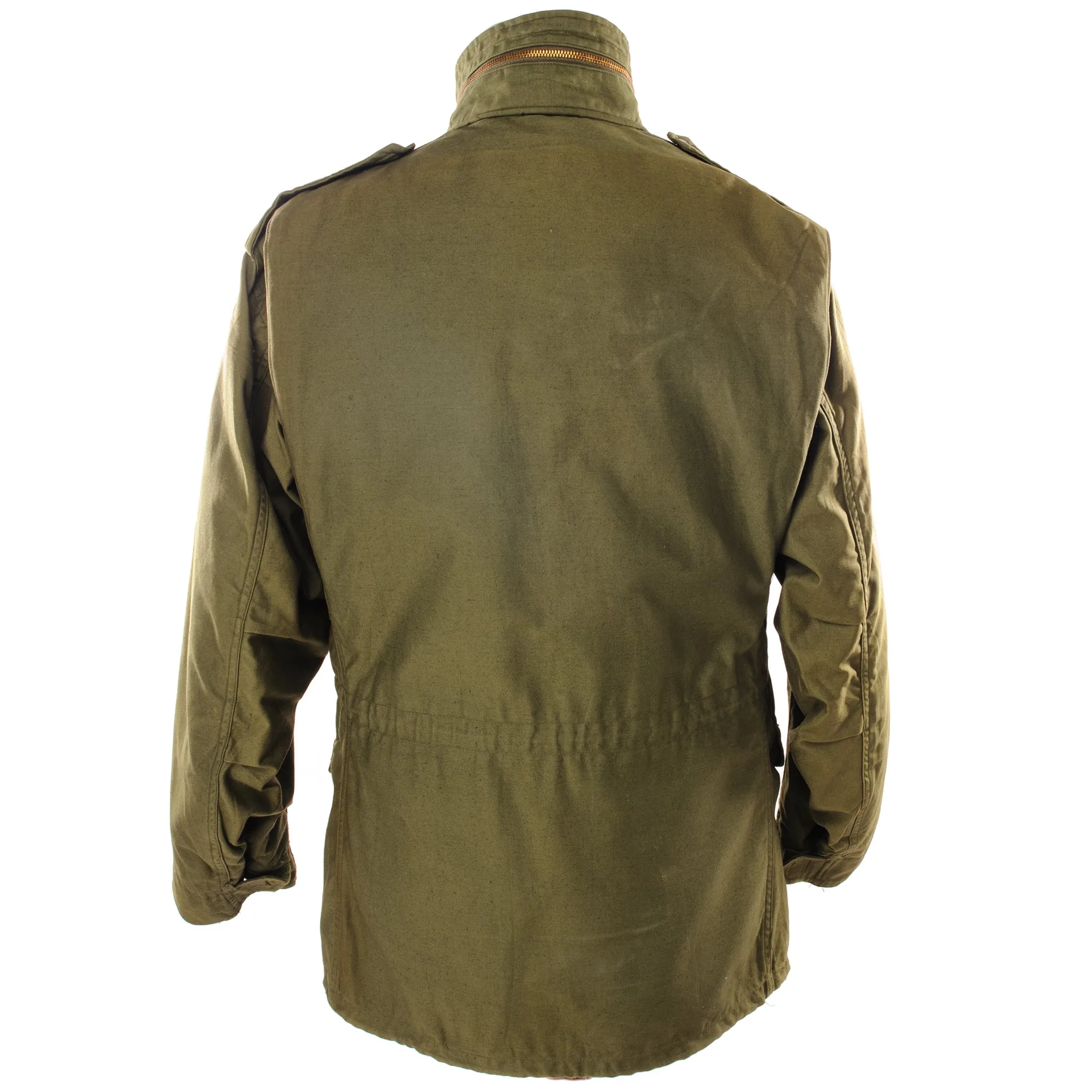 VINTAGE US ARMY M-1965 M65 FIELD JACKET 1975 VIETNAM WAR SIZE MEDIUM REGULAR