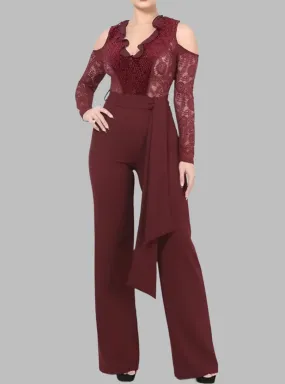 WOMEN "Sophisticated Elegant Lace Jumpsuit"