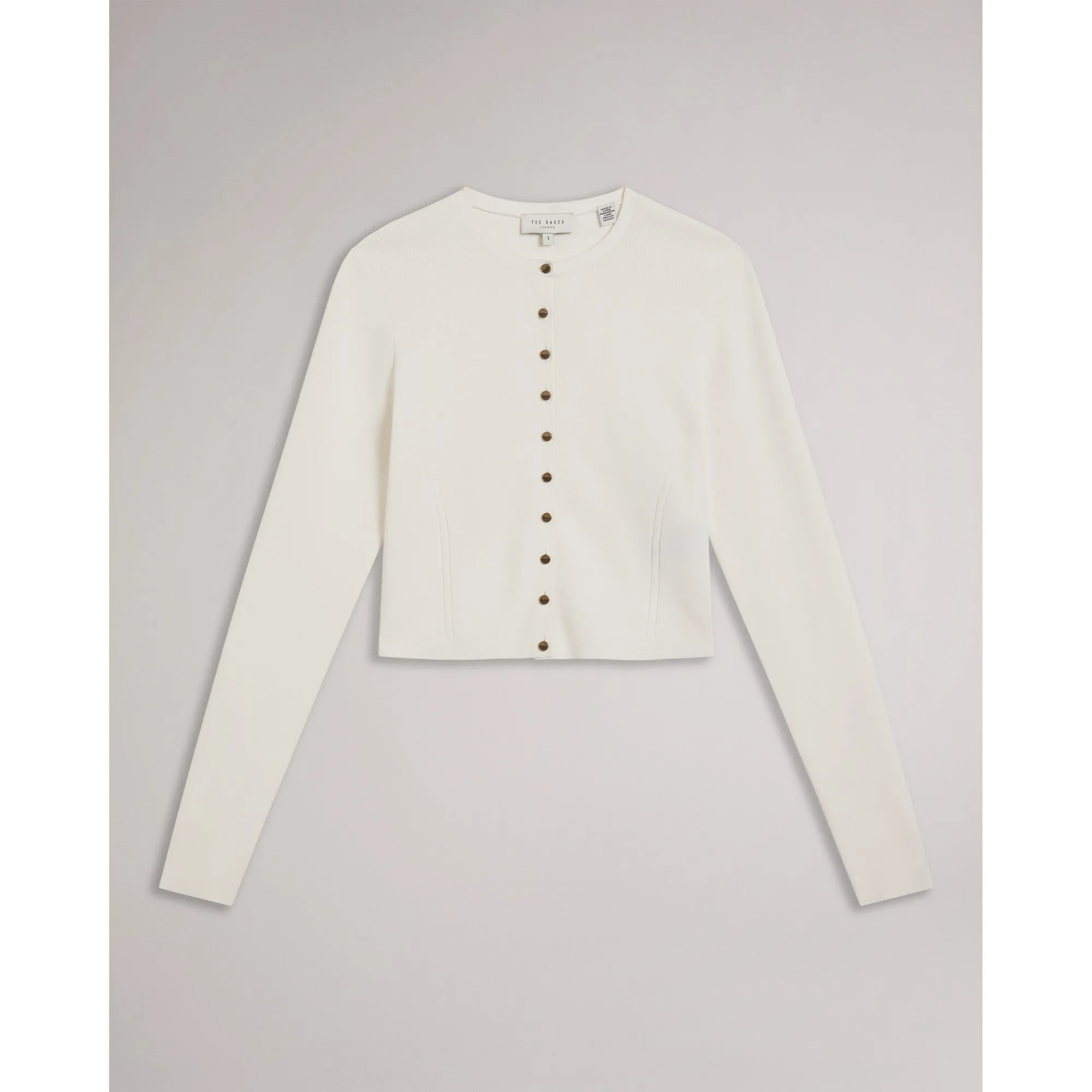 Women Wmk-Camilda-Rayon Cropped Cardigan - White