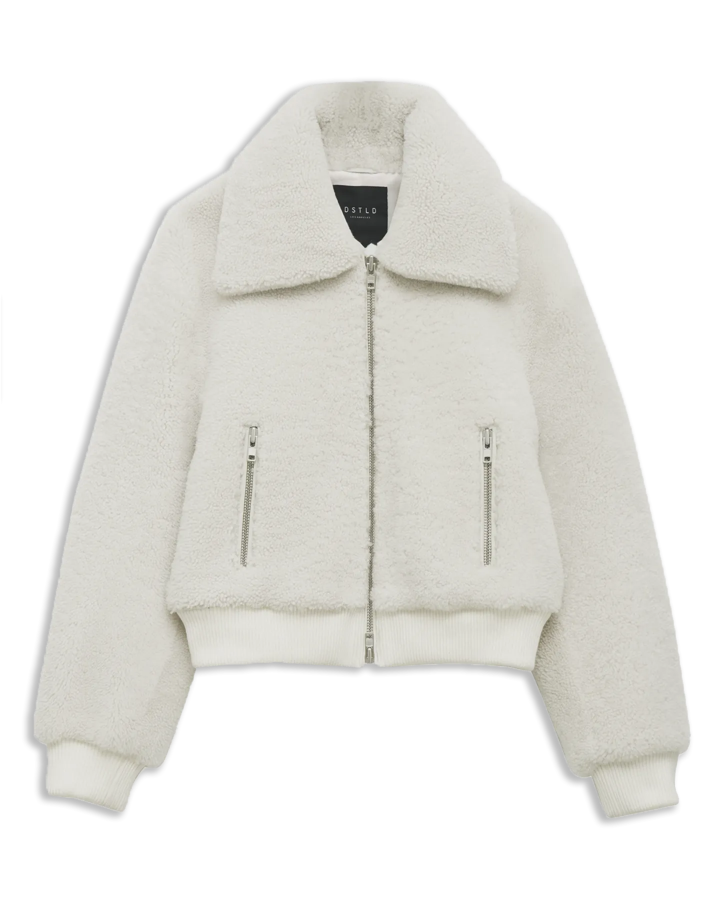 Women's Shearling Jacket in White