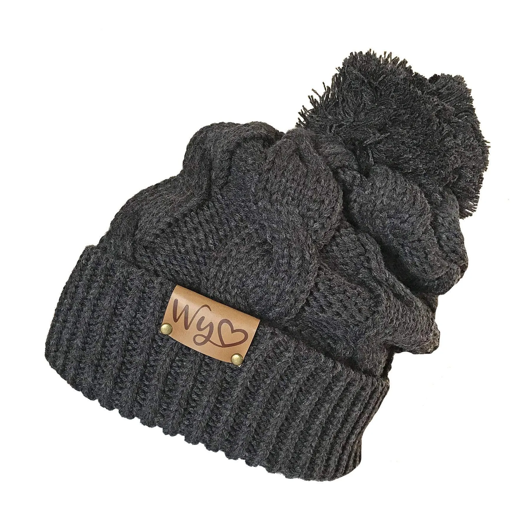 Wyo Love Cable Knit Beanie